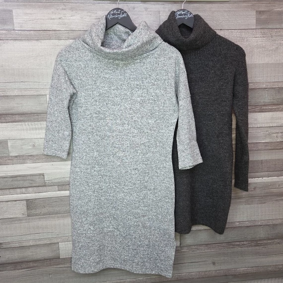 Orsay és Only garbós szürke tunika szett, XS, 36