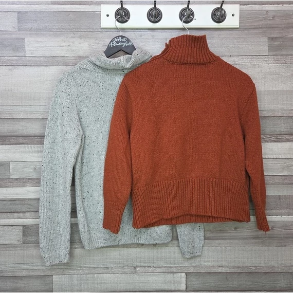 Pull&Bear és ZARA vastag kötött női pulcsi szett, S