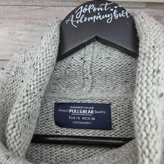 Pull&Bear és ZARA vastag kötött női pulcsi szett, S