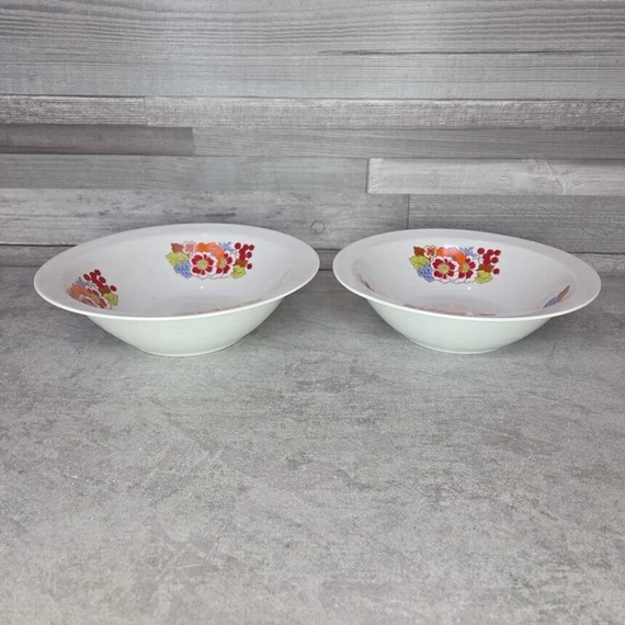 Colditz bogyómintás német porcelán tálaló készlet