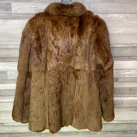 Kék szőrme szőrmefeldolgozó gyár: Eredeti puha szőrmebunda 40