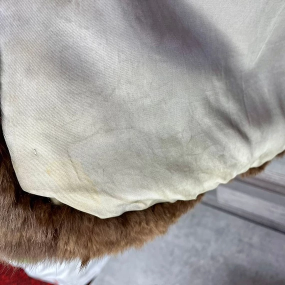 Kék szőrme szőrmefeldolgozó gyár: Eredeti puha szőrmebunda 40