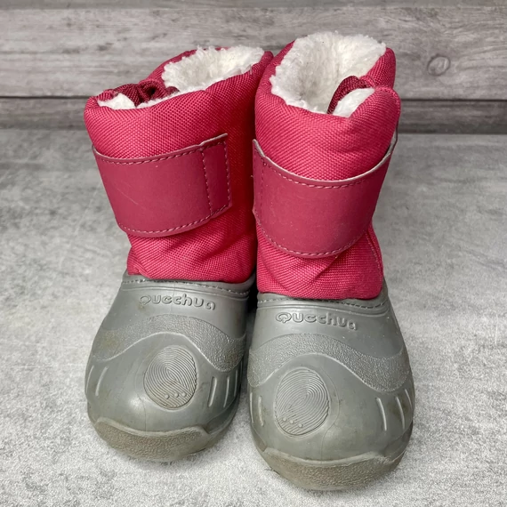 Decathlon Quechua Bibou Bebe Pink kislány hótaposó csizma 21