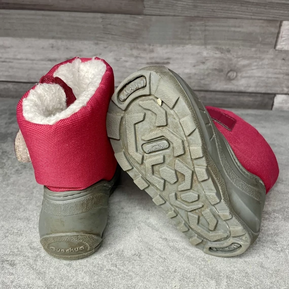 Decathlon Quechua Bibou Bebe Pink kislány hótaposó csizma 21