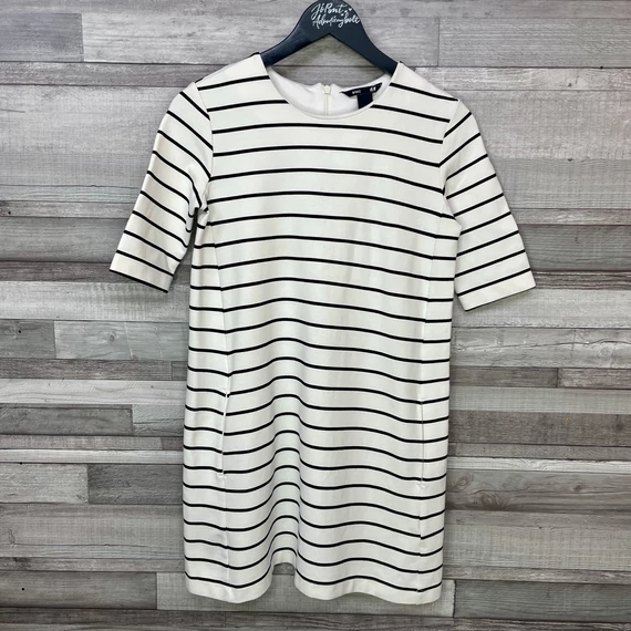 H&M fekete-fehér csíkos tunika XS