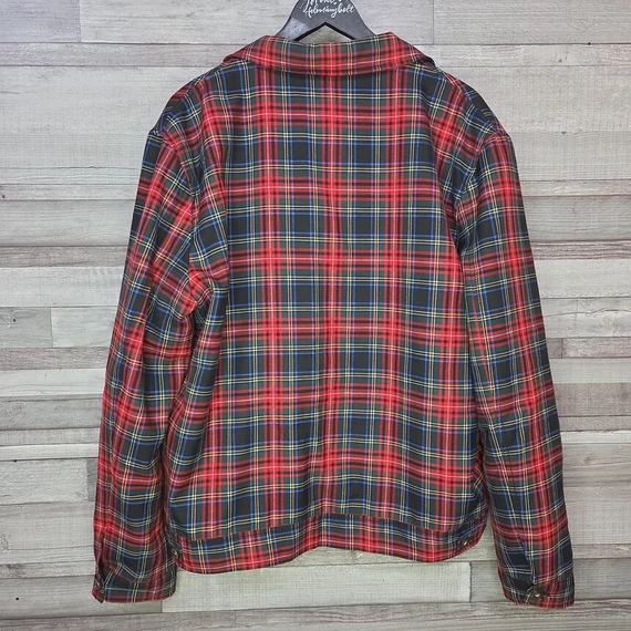 ZARA kockás férfi átmeneti dzseki, XL