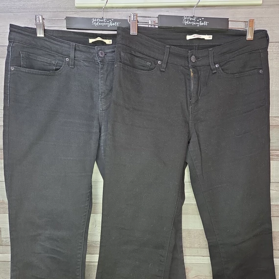 Levi's fekete női farmernadrág szett, 30