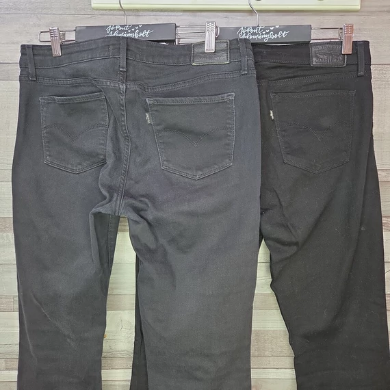 Levi's fekete női farmernadrág szett, 30