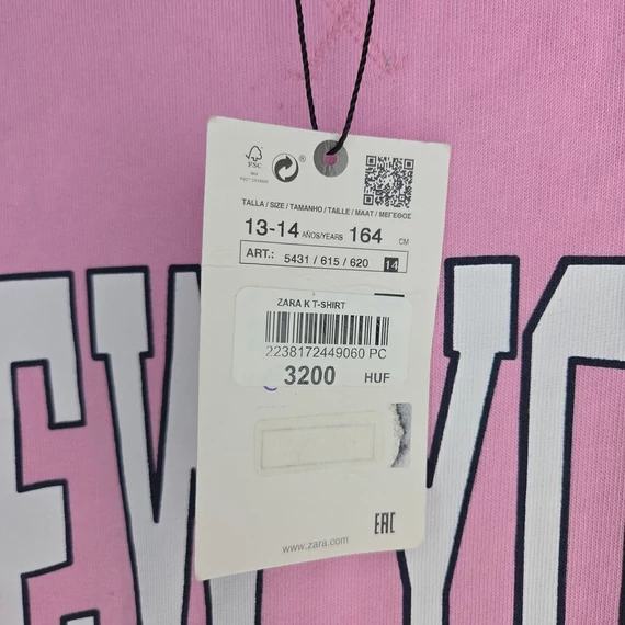 Zara és Calzedonia kamaszlány szett, 14 év