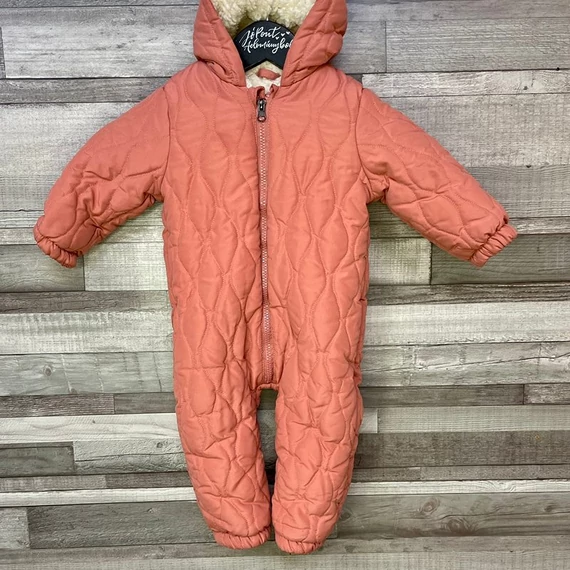 Zeeman rózsaszín bundás overál 68-74