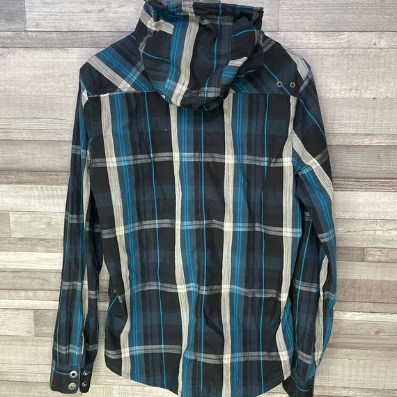 Bench kék kockás ing szerű vékony dzseki L