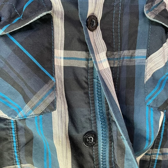 Bench kék kockás ing szerű vékony dzseki L