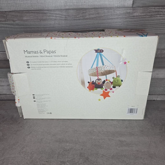 Mamas&Papas zenélő kiságy forgó saját dobozában