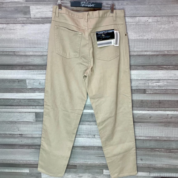 Camargue Herren Twill-Jeans férfi bézs farmernadrág 50