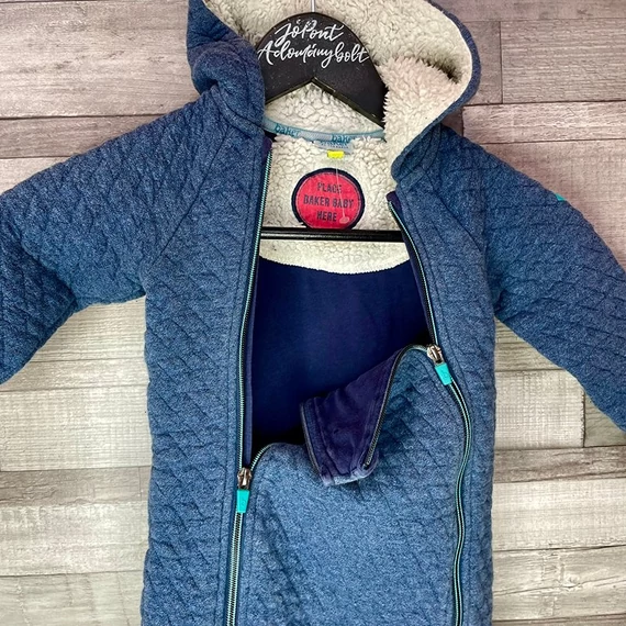 Baker by Ted Baker kék macifüles overál kezeslábas 12-18 hó