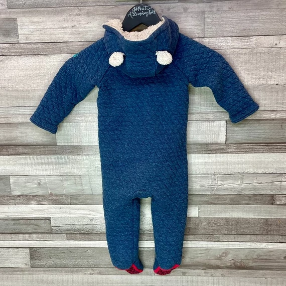 Baker by Ted Baker kék macifüles overál kezeslábas 12-18 hó