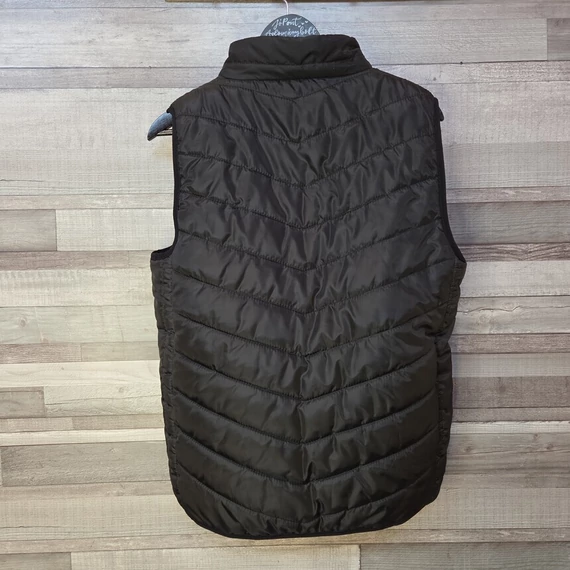 Fekete uniszex fűthető mellény, L