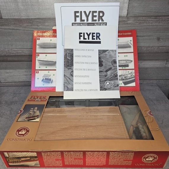 Constructo Flyer fa hajómakett készlet