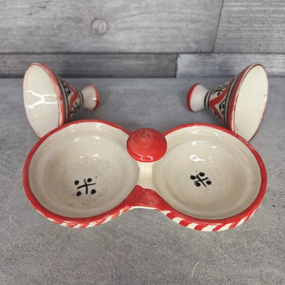 Safi marokkói kézműves kerámia fűszertartó