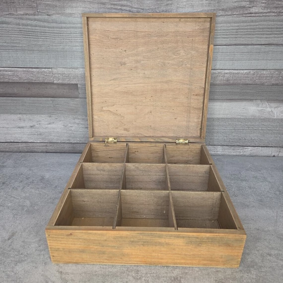 Fa teafilter tartó doboz