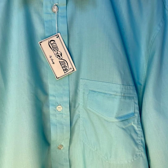 Club Vienna: A Választékosan Öltözködők Inge élénk kék férfi ing 182-188