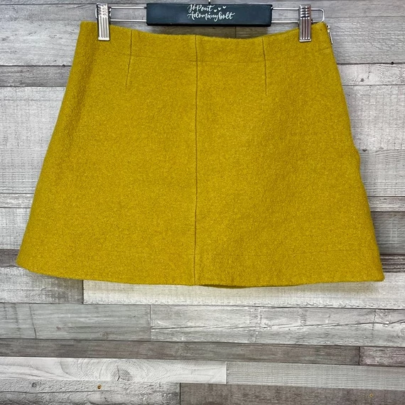 COS sárga gyapjú szoknya 36
