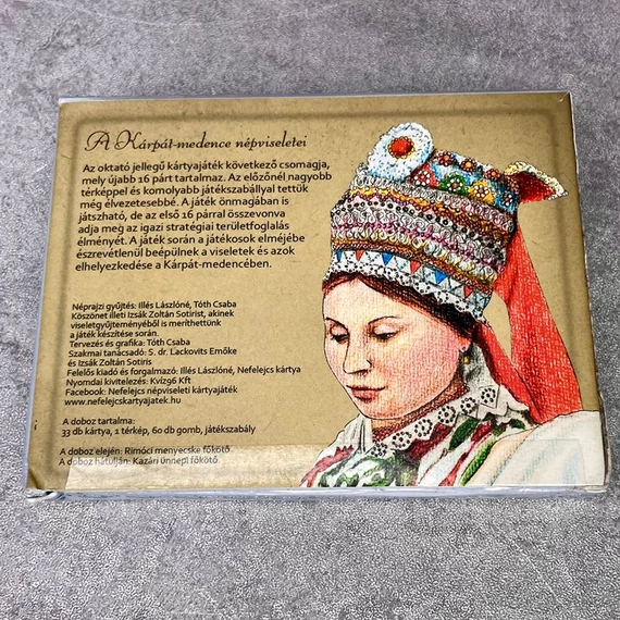 Nefelejcs kártyajáték 2. A Kárpát-medence népviseletei