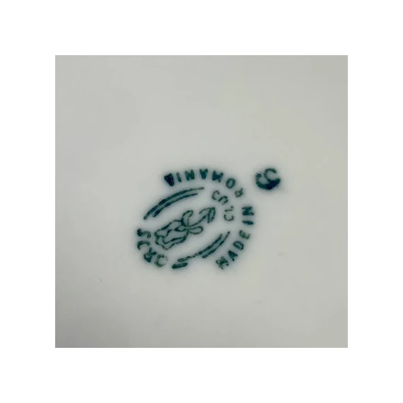 Iris Club Romania porcelán süteményes tál és tányér szett