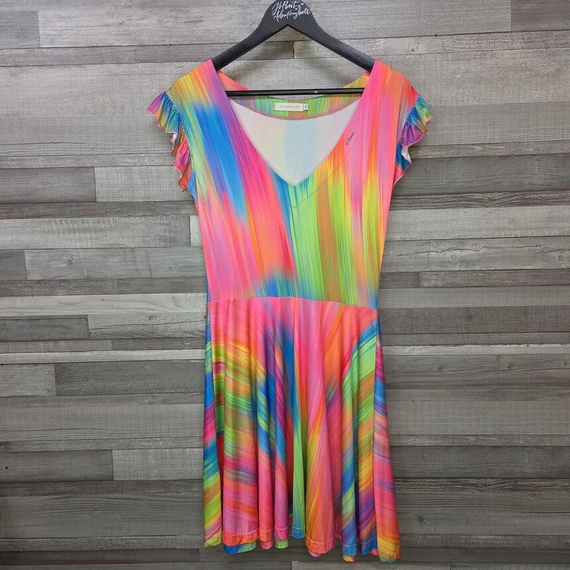 Masca szivárványszínű női ruha, L