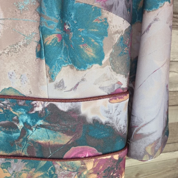 Pola virágmintás alkalmi ruha, XXL