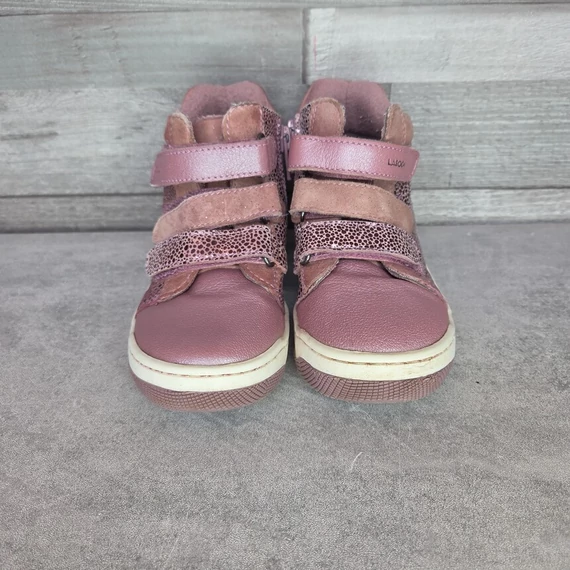 Lasocki magasszárú csillogós rózsaszín kislány cipő, 25