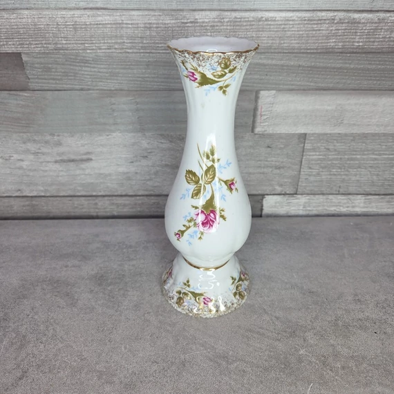 Lengyel Chodziez porcelán gyertyatartó