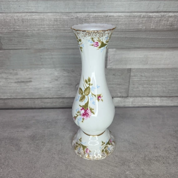 Lengyel Chodziez porcelán gyertyatartó