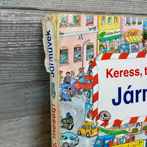 Ravensburger: Keress, találj, mesélj! Járművek, mesekönyv