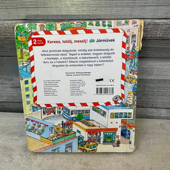 Ravensburger: Keress, találj, mesélj! Járművek, mesekönyv