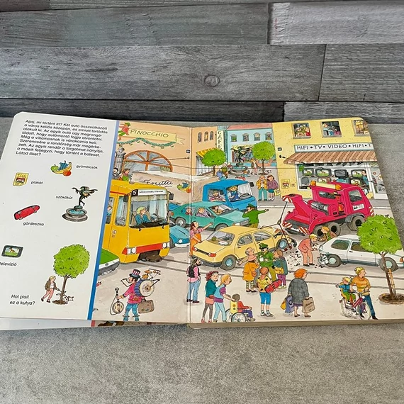 Ravensburger: Keress, találj, mesélj! Járművek, mesekönyv