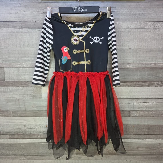 Kalóz jelmez kislányoknak, 4-5 év