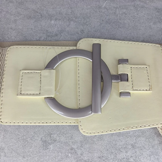 Auchan rugalmas drapp női deréköv