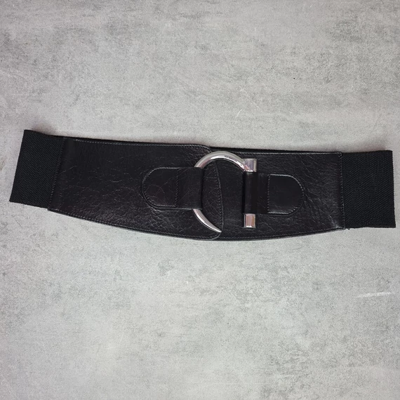 Comma rugalmas fekete női deréköv, M