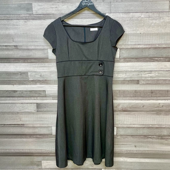 Orsay Business Look sötétszürke elegáns ruha 40