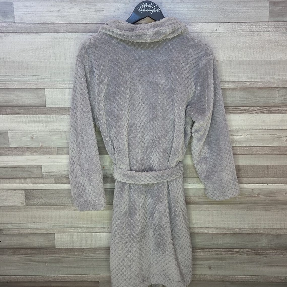 H&M puha szürke női fürdőköntös, XS-S