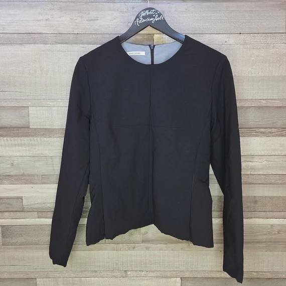 René Lezard bélelt fekete női hosszúujjú felső, S