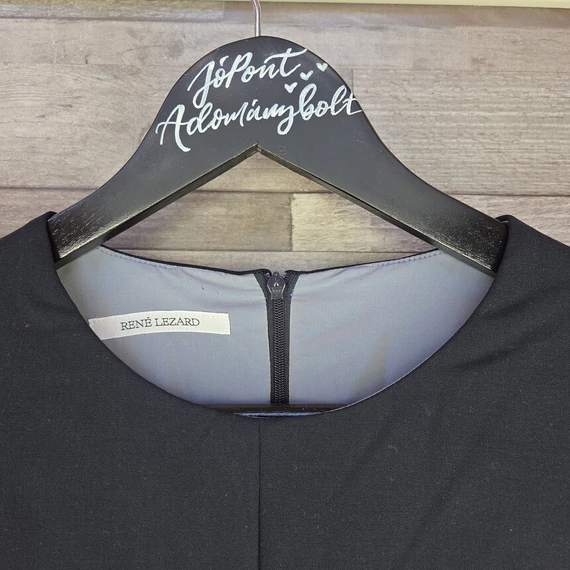 René Lezard bélelt fekete női hosszúujjú felső, S