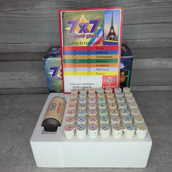 Retro 7x7 oktató játék