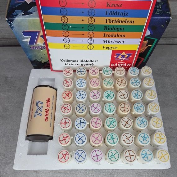 Retro 7x7 oktató játék