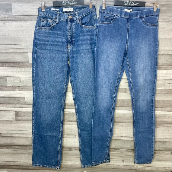 Mango Matilda farmernadrág, H&M jeggings szett 36