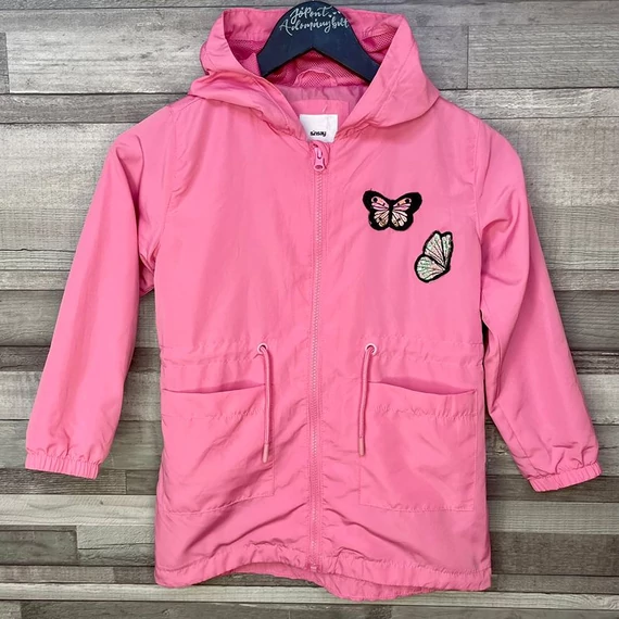 Sinsay rózsaszín pillangós vékony kabát 122