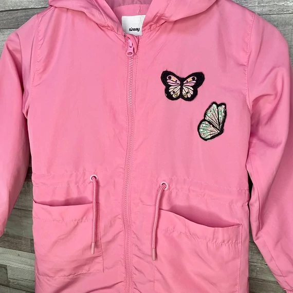 Sinsay rózsaszín pillangós vékony kabát 122