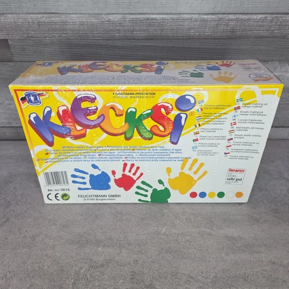 Klecksi vízben oldható ujjfestékek