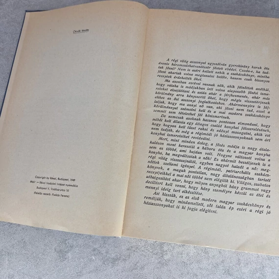 Móra Ferencné szakácskönyve, könyv